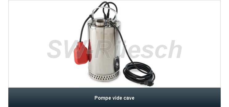 Pompe vide cave PE-40